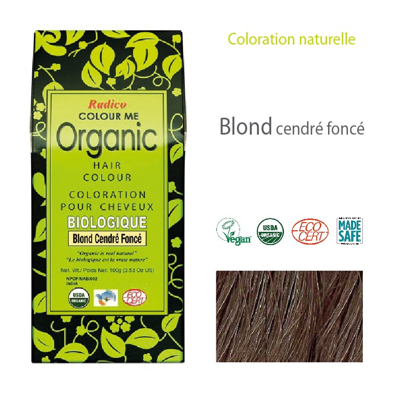 Coloration Radico Blond cendré foncé
