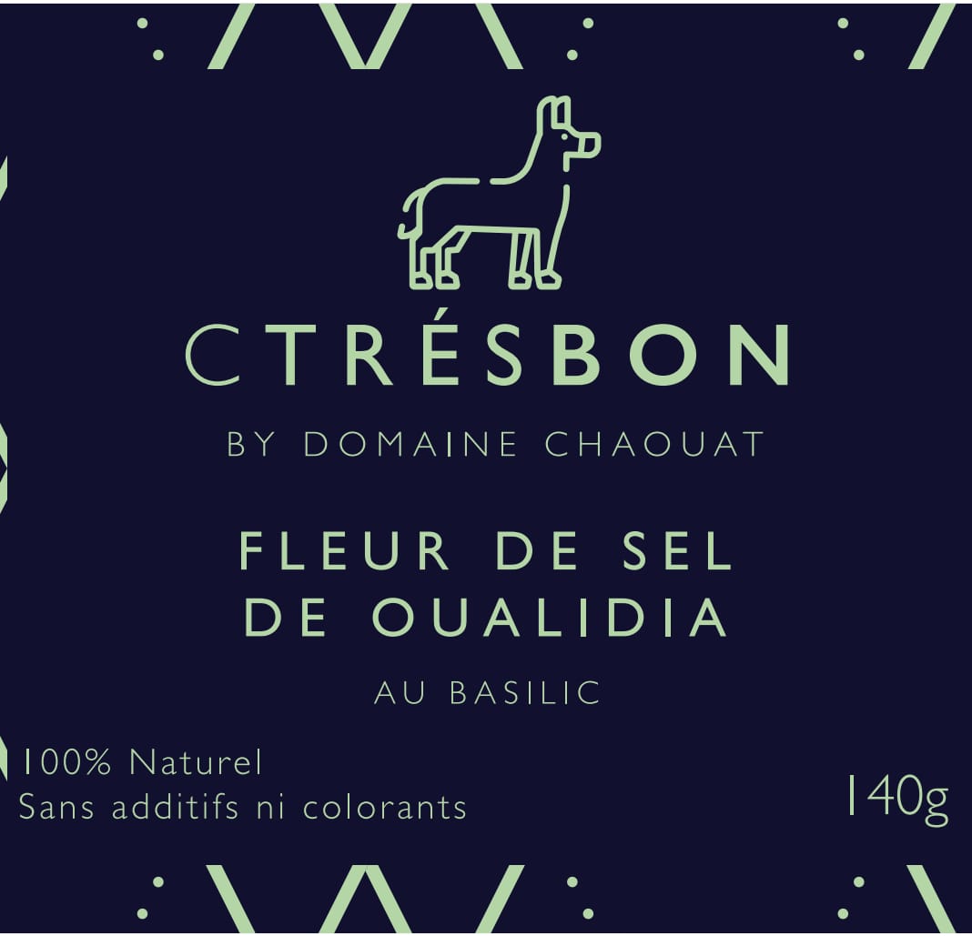 Fleur de sel de Oualidia au basilic 140 g en promo