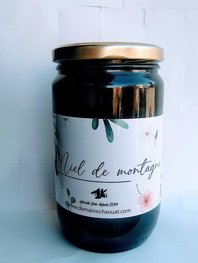 Miel de montagne aux plantes médicinales sauvages- 1kg