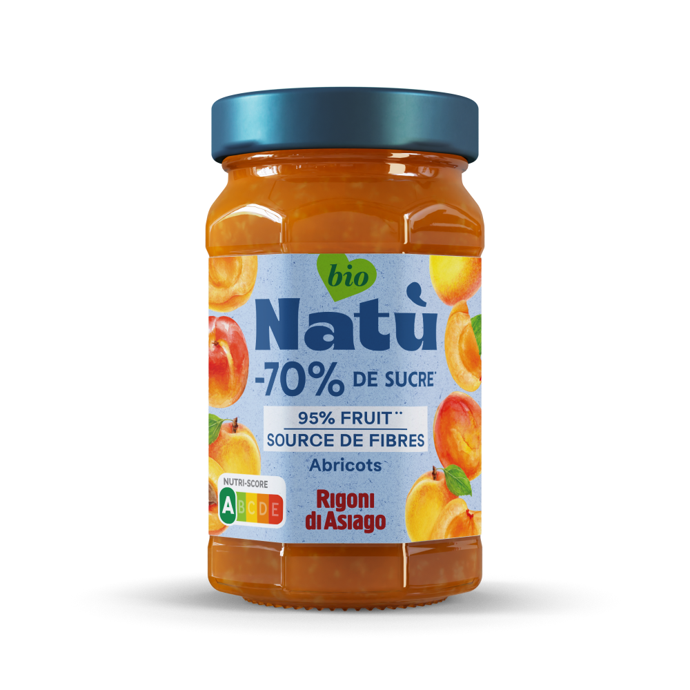 Confiture sans sucre pour diabétiques Préparation 100% Fruits abricots 240 g