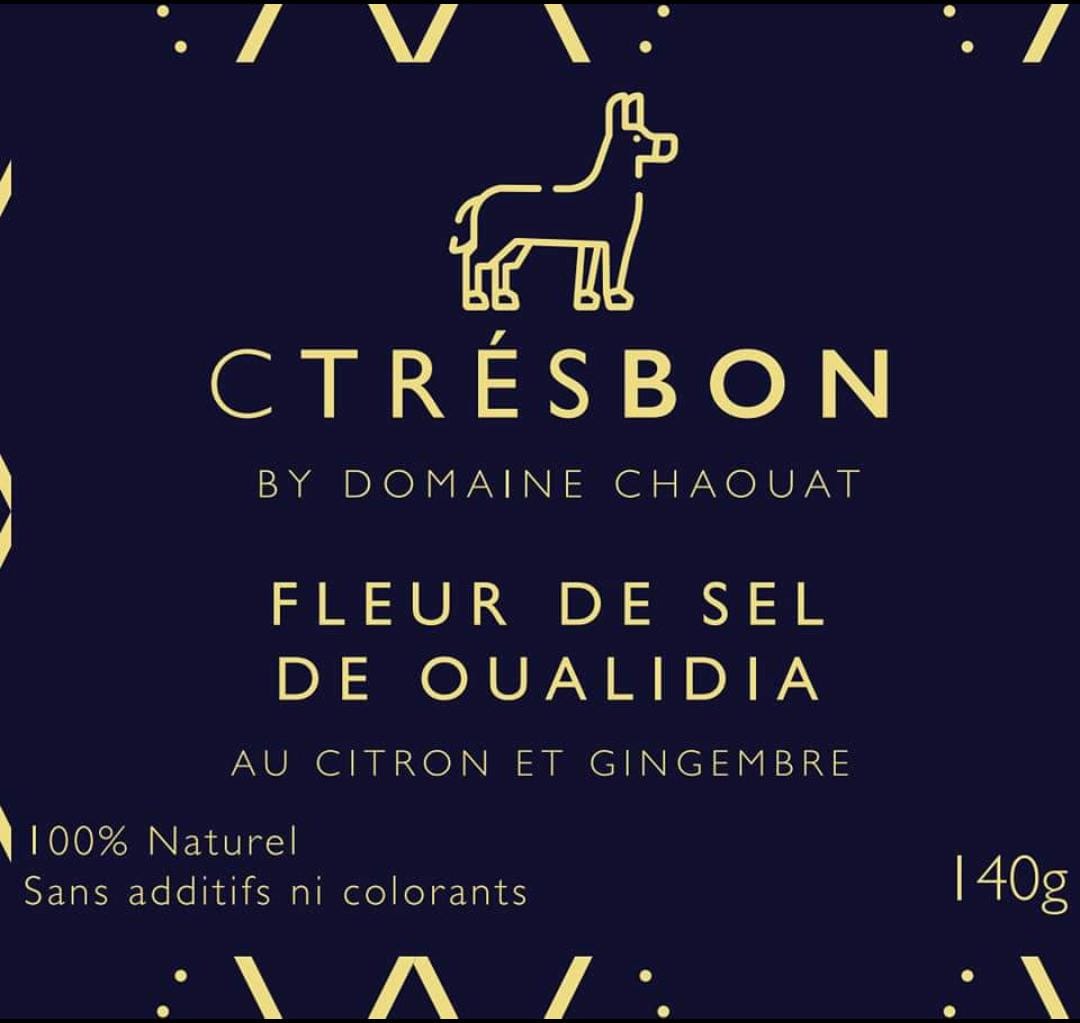 Fleur de sel de Oualidia citron gingembre 140 g en Big promo 💥💥💥⭐
