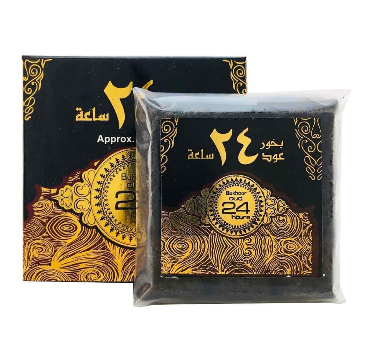 Pack 4 pièces Encens Bakhour 24 heures 160g.