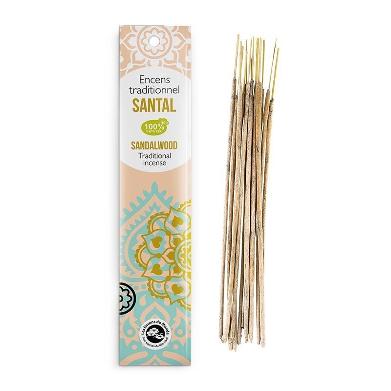 Encens naturel 32 bâtonnets - mélange de 3 parfum : Bois de Santal, Musk, Ambre