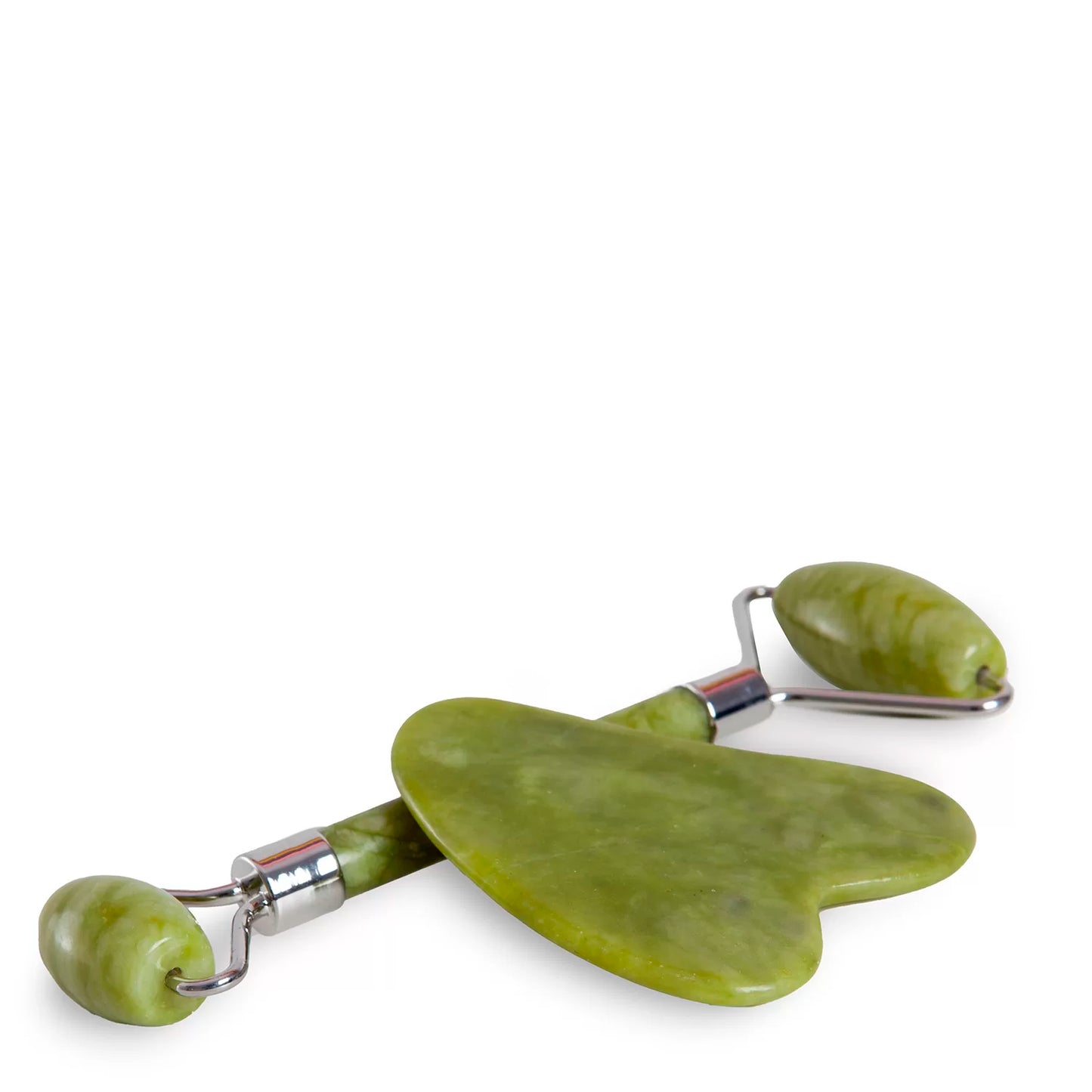 Ensemble de massage facial Jade Gua Sha
Ensemble de massage du visage composé d’un masseur roll-on et d’une pierre de jade gua sha.
Ils aident à libérer les toxines, activent le flux sanguin et la circulation.
Introduisez-les dans votre routin