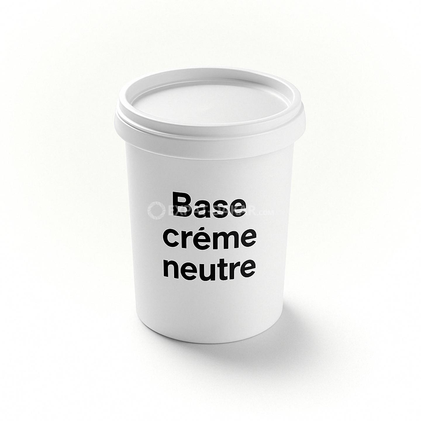 Crème base neutre hydratante , sans parfum - Sceau de 1kg