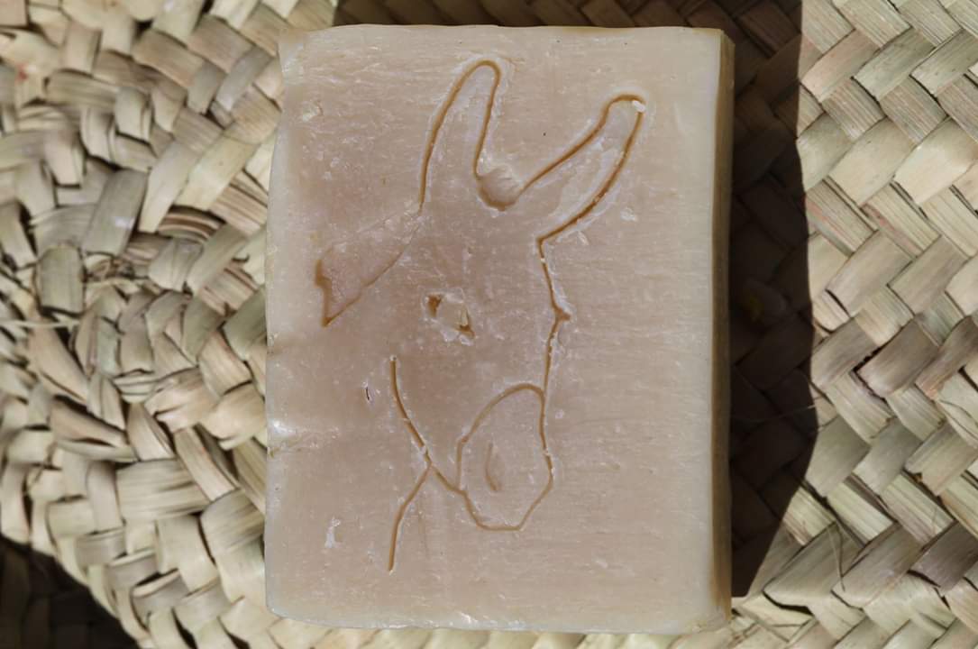 Fresh donkey milk soap (all skin types) with Rassoul 100g