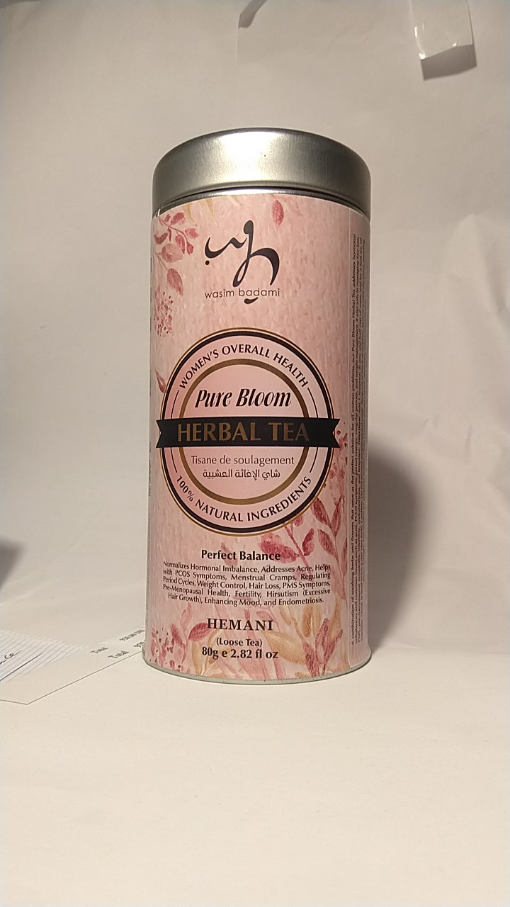Tisane de soulagement au Maroc Herbal Tea Pure Bloom - problème féminin crampes menstruelles....