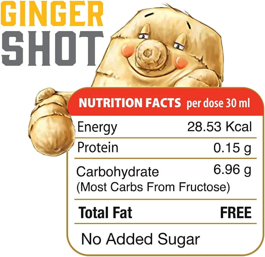 Shot de gingembre, citron et miel 30ml شوت الزنجبيل - Gingerpeople