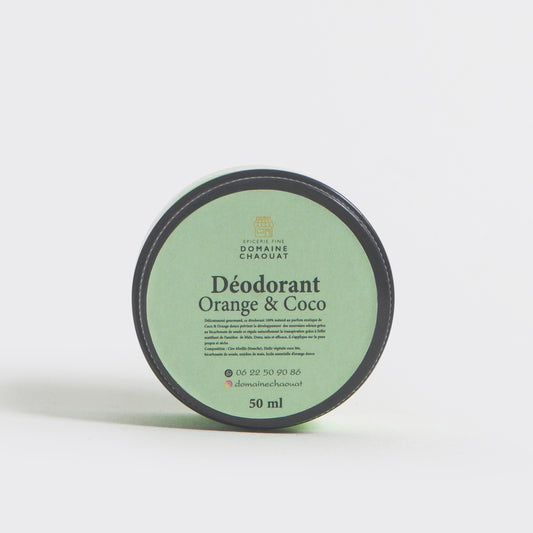 Orange-coconut deodorant