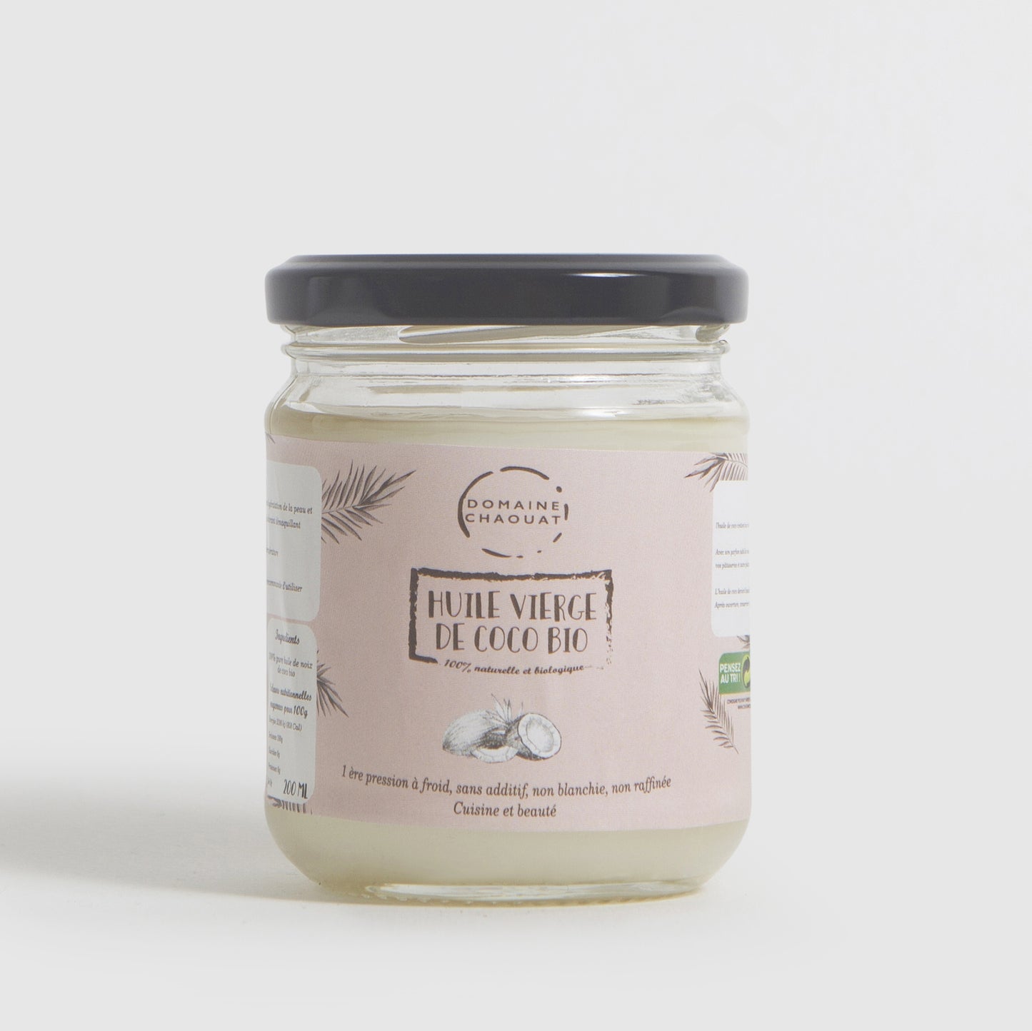 Extra-virgin coconut oil 200 mL