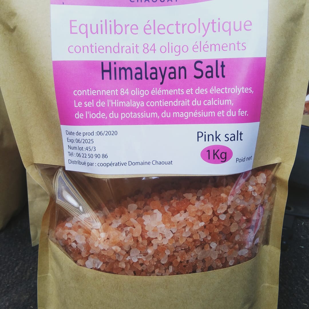 Sel de Himalaya 1kg (en cristaux)