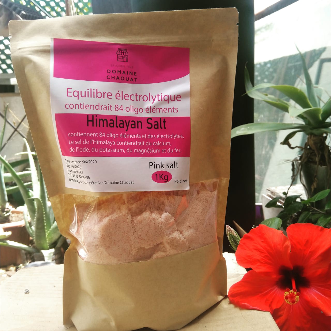 Sel rose de Himalaya (en poudre) 1kg