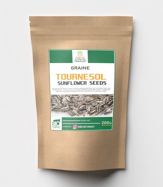 Graine de tournesol décortiquées bio ( sans sel) 200g