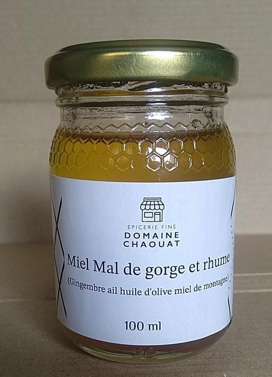 Miel Mal de gorge et rhume