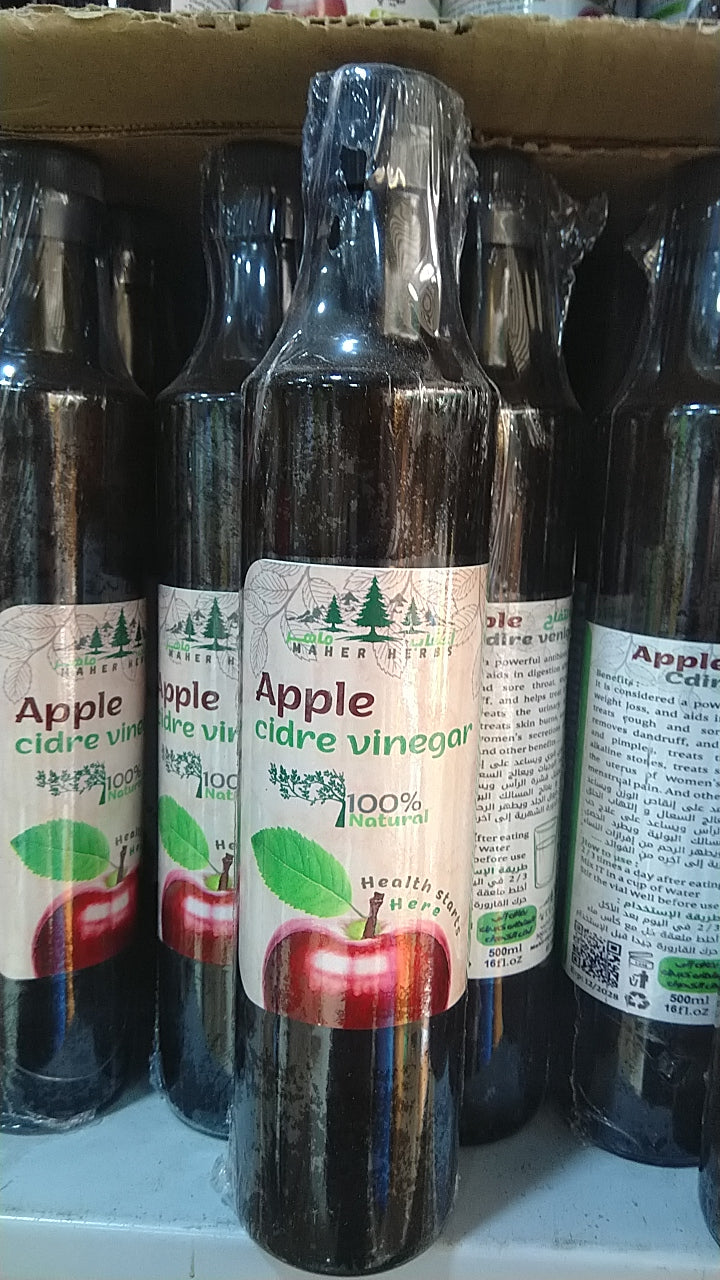 Vinaigre de pomme Bio bouteille en verre - 500ml