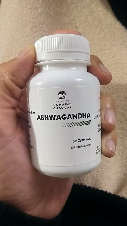ASHWAGANDHA au Maroc en gélules - الاشواجندا -أشوغندا 50 gélules