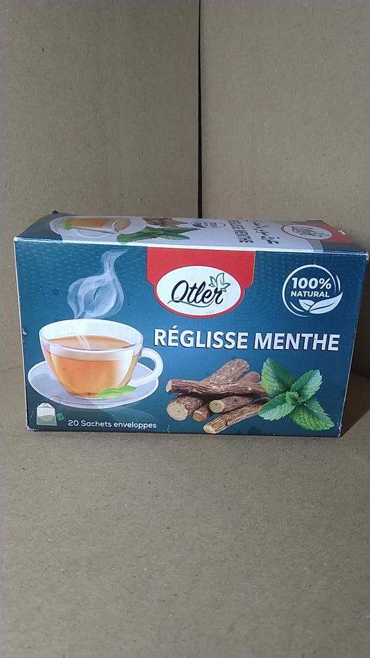 Réglisse menthe - 20 sachets enveloppés
