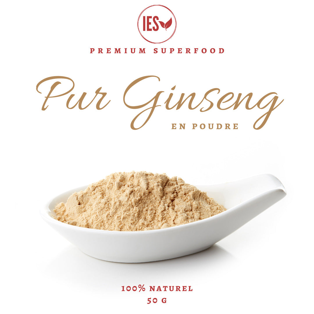 Ginseng blanc en poudre - 50 g