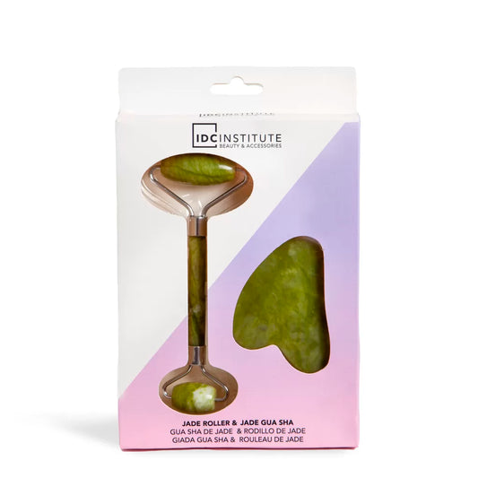 Jade Gua Sha Facial Massage Set


 Facial massage set consisting of a roll-on massager and a jade gua sha stone.
 They help release toxins, activate blood flow and circulation.
 Introduce them into your routine